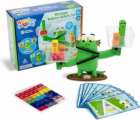 Learning Resources Numberblocks Blockzee Balance Activity Set, 3 , Math and Number Toys for Kids, Balance Game, Interactive Toy with Moving Mouth and Eyes, HM96089-UK