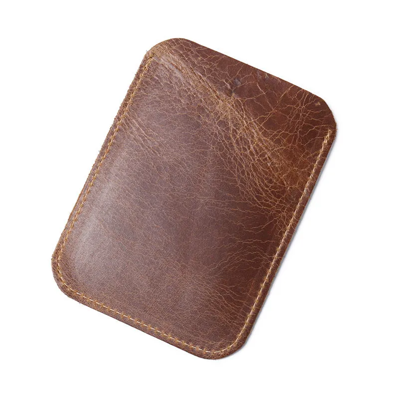 Leather Simple License Bus Bank Work Card Holder
