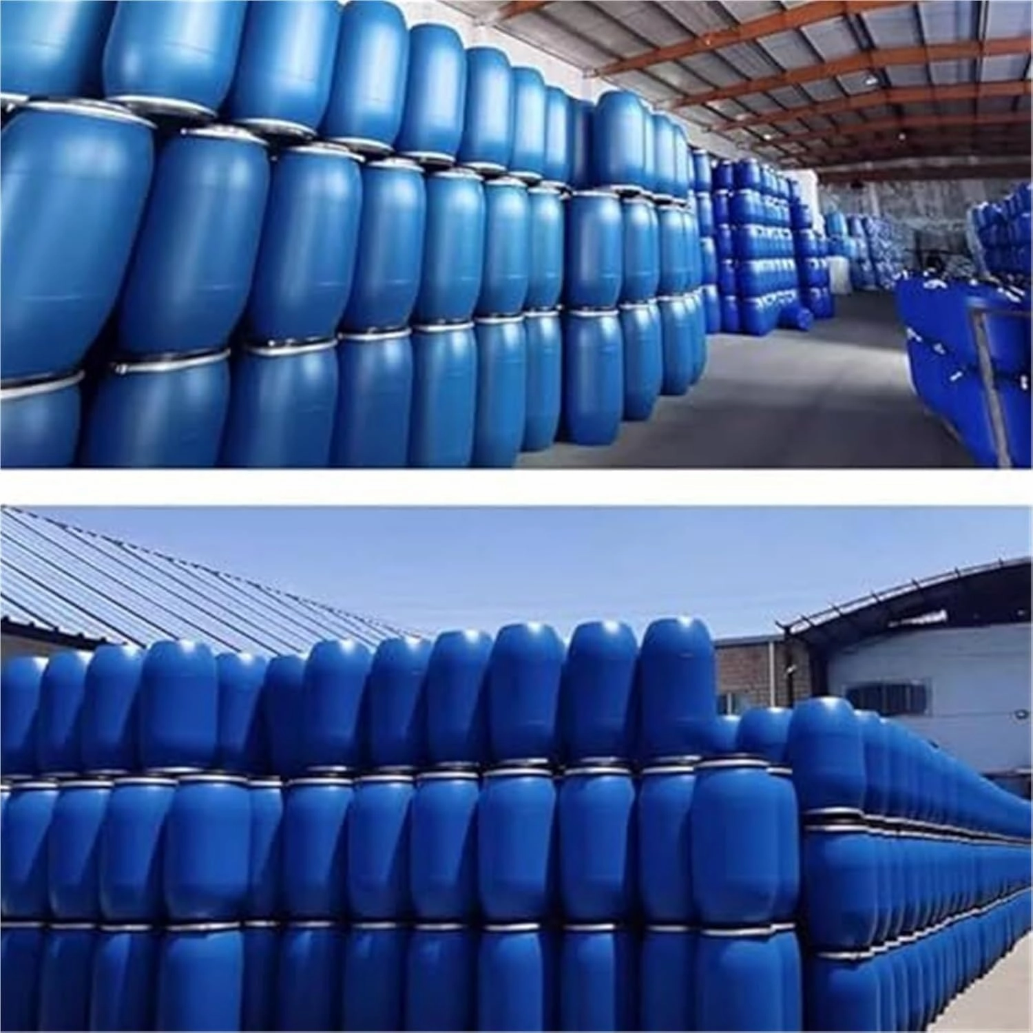 LICOME 30L/50L/60L/100L/120L/160L/200L Outdoor Water Tank,Thick Plastic Water Storage Container Portable Water Container Home Storage Bucket Camping Water Storage