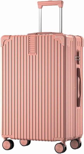 Lightweight Suitecase With Carry-on Bag, With Spinner Wheels, Expandable Luggage, Equipped With Anti-pick Combination Lock (Color : 20, Size : Rose)