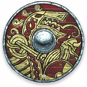 Liontouch - Viking Shield | For Kids Aged 3  Years | Chief Harald’s Medieval Foam Toy For Little Warriors & Berserker’s Pretend Play | Safe & Durable Battle Accessory For Dress Up & Costumes For Boys