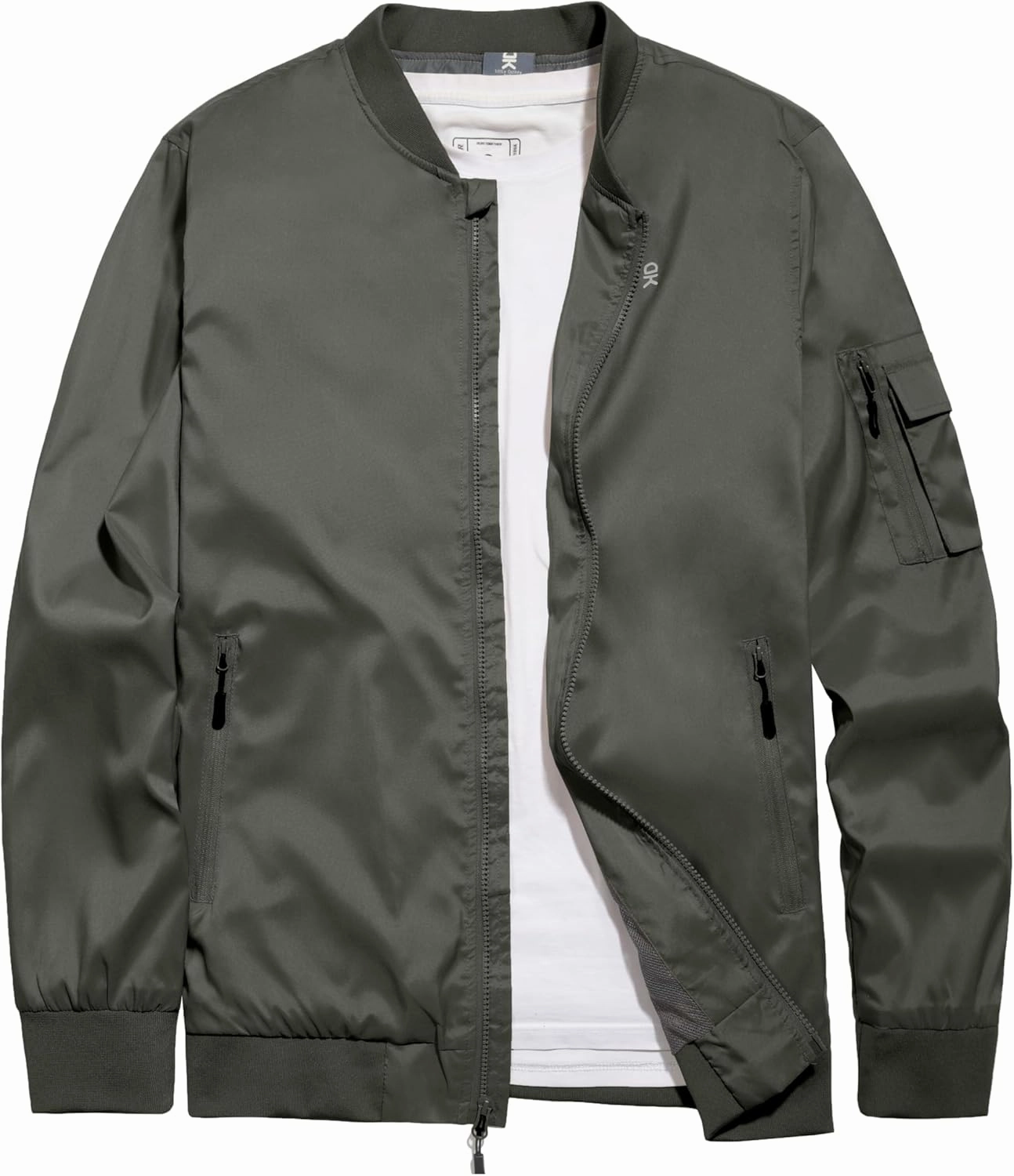 Little Donkey Andy Men's Lightweight Bomber Jacket Causal Fashion Flight Windbreaker Fall Spring Outdoor Coat