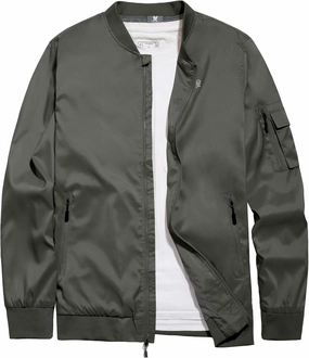 Little Donkey Andy Men's Lightweight Bomber Jacket Causal Fashion Flight Windbreaker Fall Spring Outdoor Coat
