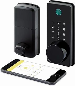 LOCKSTAR® Smart Door Lock • Keyless Entry Deadbolt Door Lock • Multiple Entry Methods – APP • Fingerprint Touch ID • Keypad Code • Card FOB • Traditional Key • Smart Home Devices