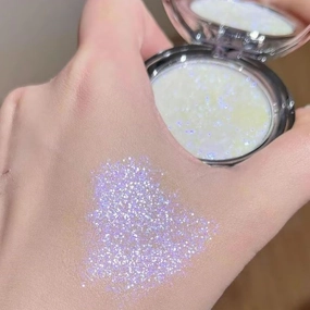 Long-Lasting Shimmer Eyeshadow for Radiant Eye Makeup, Waterproof & Smudge-Proof Glitter Eyeshadow, Easy to Apply, Lightweight Eye Shadow for All Skin Tones