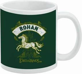 Lord of the Rings Rohan Ceramic Coffee Mug, Novelty Gift Mugs for Coffee, Tea and Hot Drinks, 11oz, White