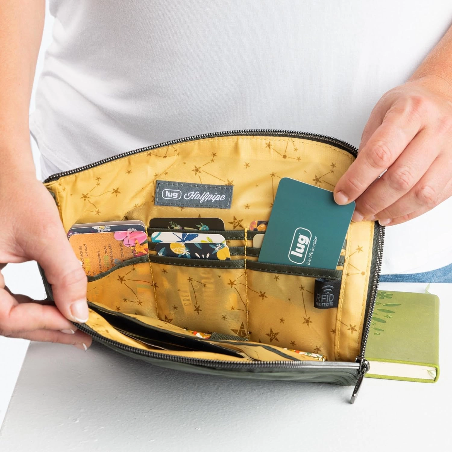Lug Halfpipe Zip Wristlet Wallet