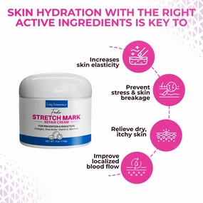 Lure Essentials Fade Stretch Marks Cream - Stretch Marks Remover Cream and Stretch Mark Prevention Cream for Pregnancy with Cocoa Butter