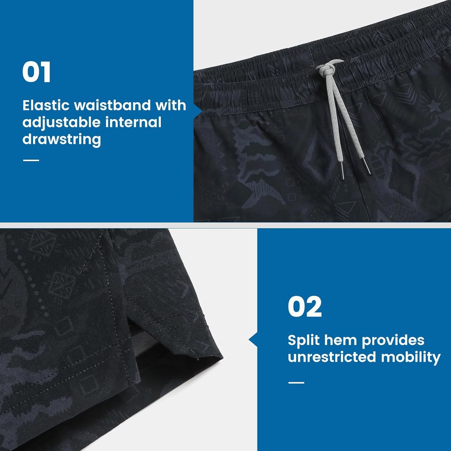 maamgic Gym Shorts for Men 7 inch with Liner Stretch 2 in 1 Workout Shorts Men Quick Dry Athletic Shorts