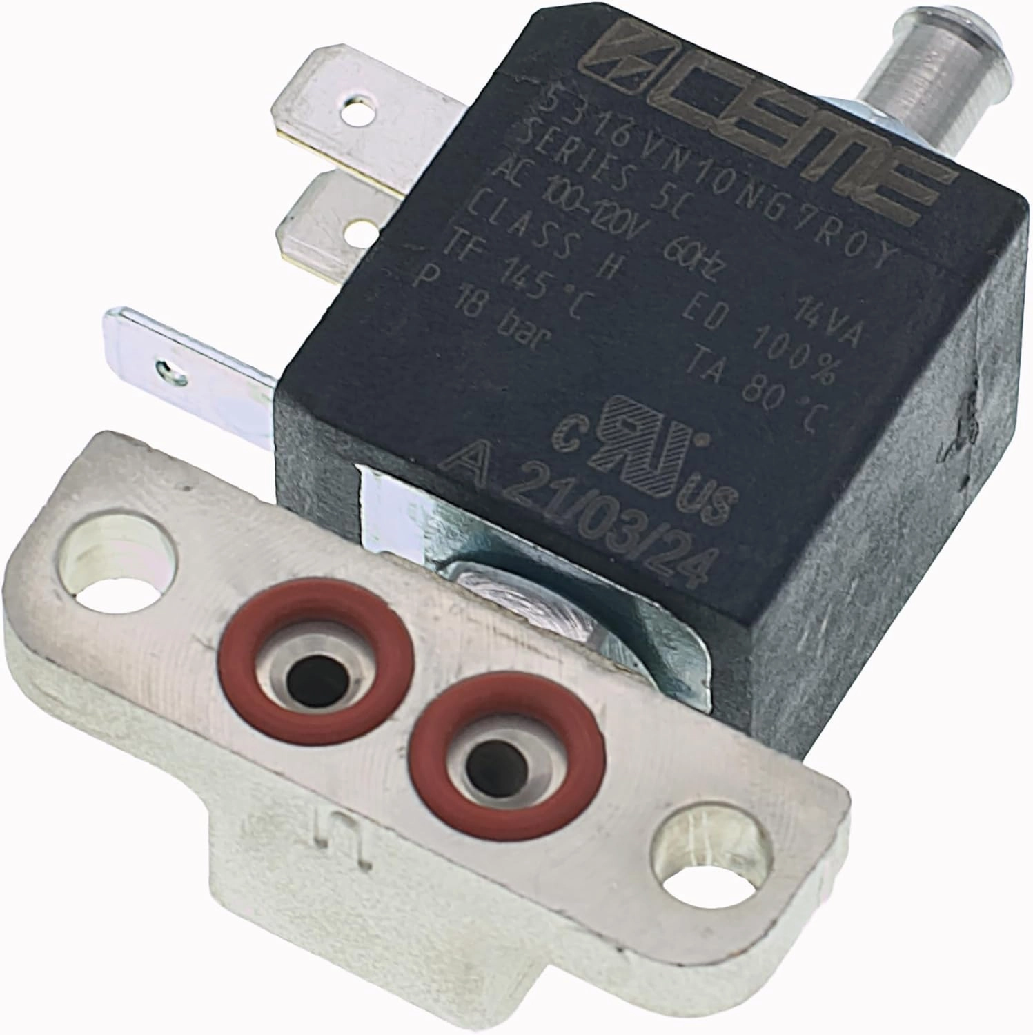 MacMaxe Solenoid Valve 120V 60Hz – Premium Replacement Part for Gaggia Classic - Part #421944093711