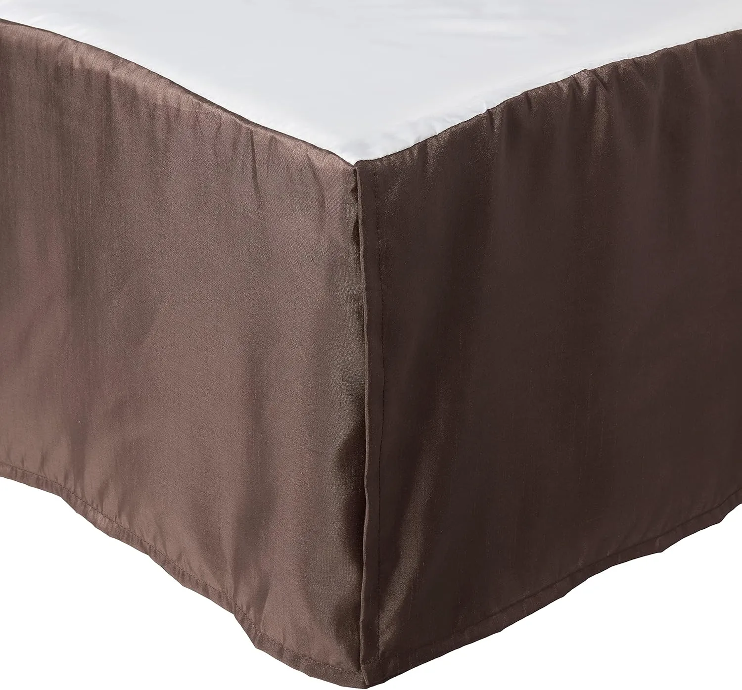 Madison Park Cozy Comforter Set Casual Modern Design All Season, Matching Bed Skirt, Decorative Pillows, King(104"x92"), Brown, 8 Piece (MP10-112)