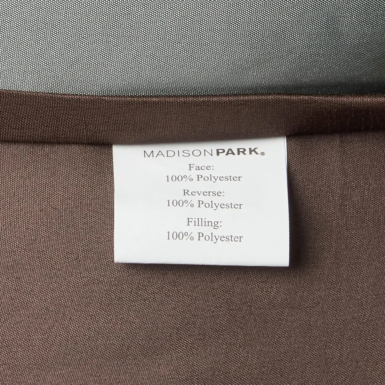 Madison Park Cozy Comforter Set Casual Modern Design All Season, Matching Bed Skirt, Decorative Pillows, King(104"x92"), Brown, 8 Piece (MP10-112)