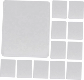 MAGICLULU 50pcs Transparent Card Sleeves Thick Protective Covers for Game Cards Id Tags