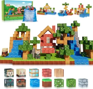 Magnetic Blocks 68PCS Building Blocks Magnet Cube Toys Stacking,STEM Sensory Magnetic Building Blocks for Kids,Magnet Tiles Building Toys for Kids Age 3 4 5 6 7 8 9 10 Birthday Children's Day Gift