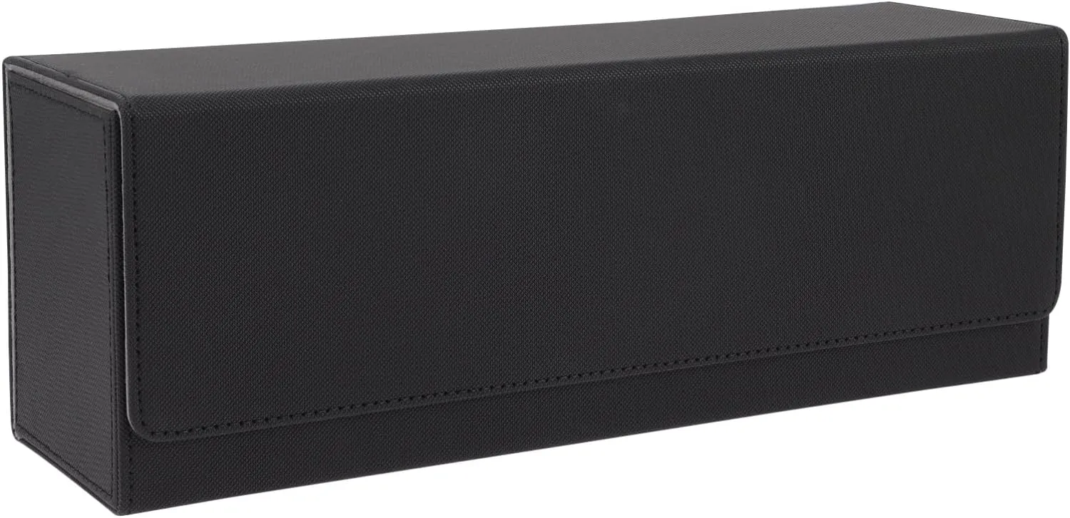 Magnetic Card Holder Box Elegant Storage Case for Game Cards Sleek Design for Sports Card Organization and Comfortable Touch for Collectors