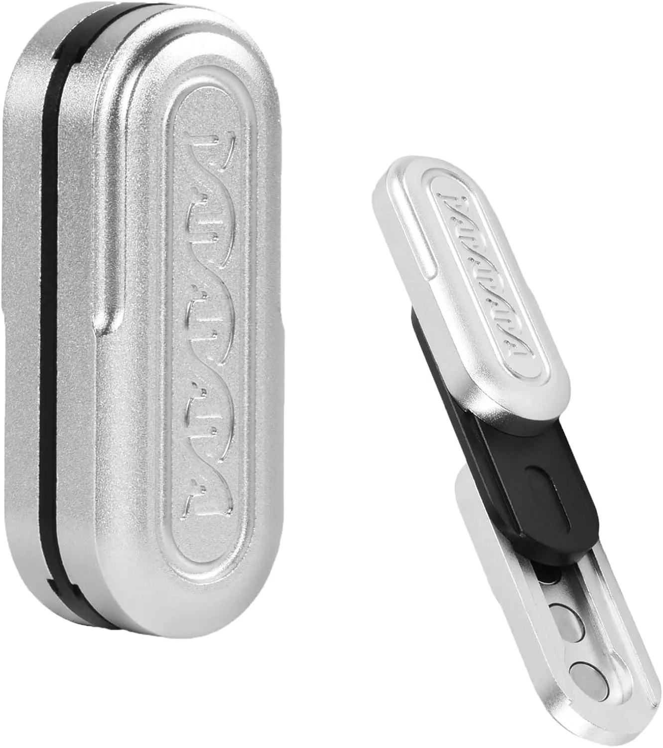 Magnetic Fidget Toys for Adults - Metal Fidget Slider EDC for Stress Relief, ADHD - Desk Toys for Office (DNA Magnet Fidget Slider Silver)