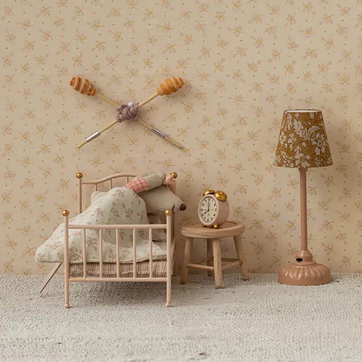 Maileg Alarm Clock, Mouse - Mint