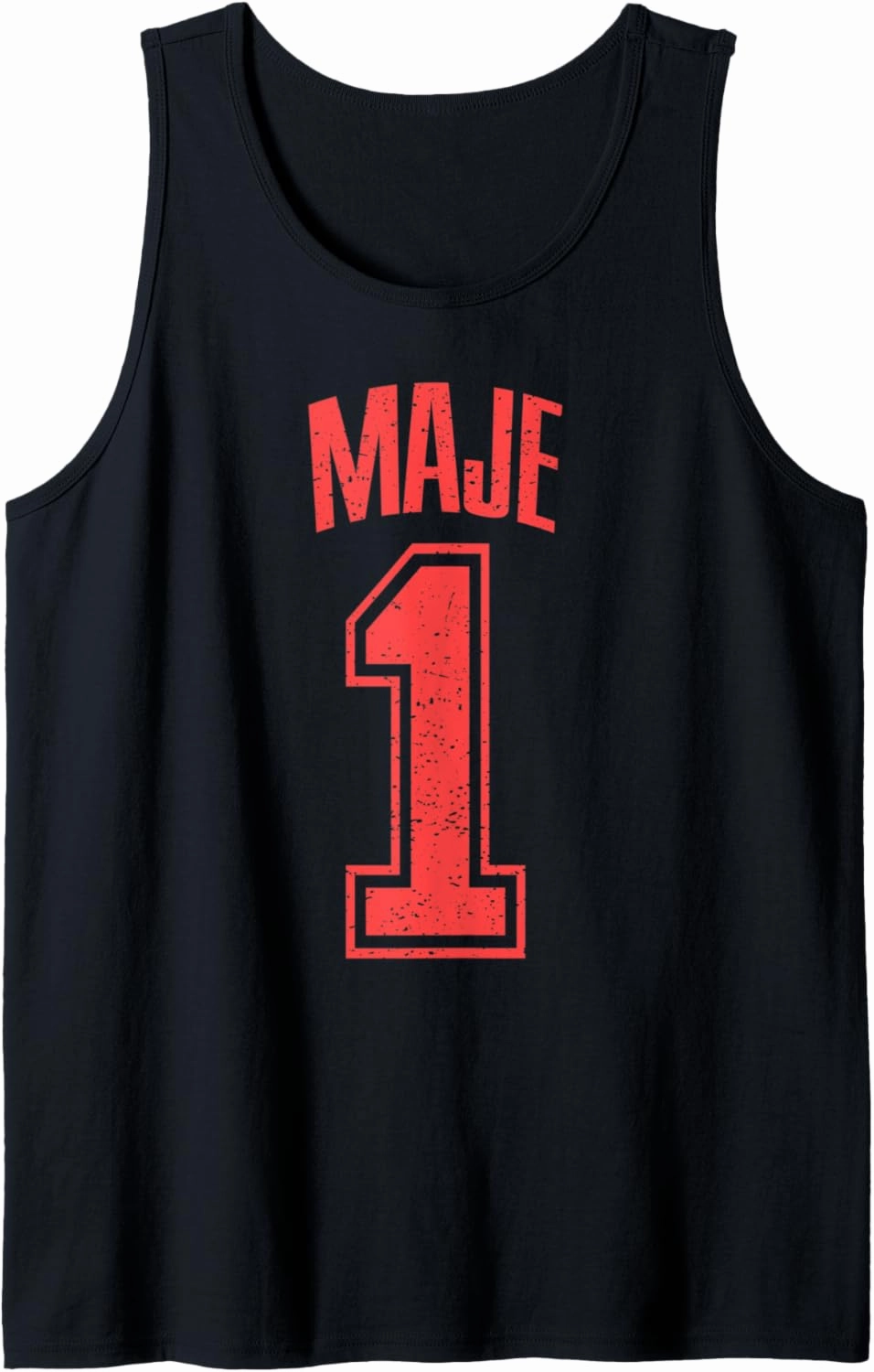Maje Supporter Number 1 Biggest Fan Tank Top