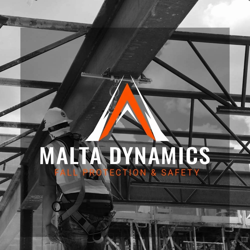 Malta Dynamics Warthog Safety Harness for Construction – Fall Protection Harness with Back D-Ring, Fall Indicators, & Chest and Leg Buckles, OSHA & ANSI Compliant (L-XL)