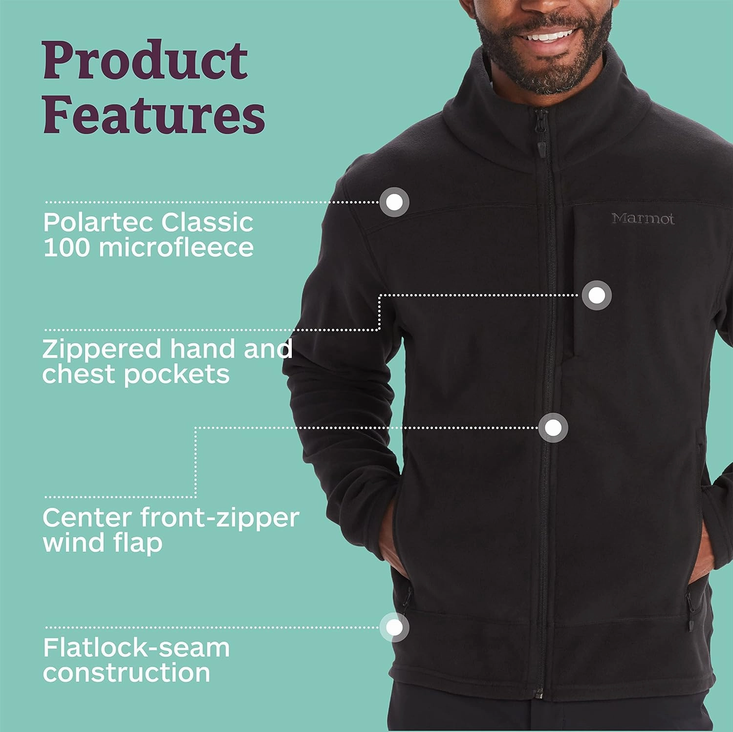 MARMOT Men's Reactor Polartec Jacket