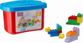 Mega Building Blocks Build-a-Story 60 Piece Tub (Classic)