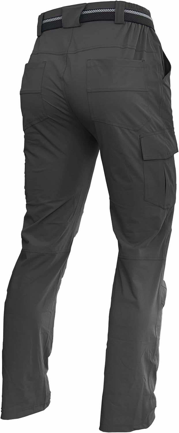 Men's Hiking Pants Quick-Dry Lightweight Waterproof Travel Outdoor Camping Hunting Fishing Work Cargo Pants