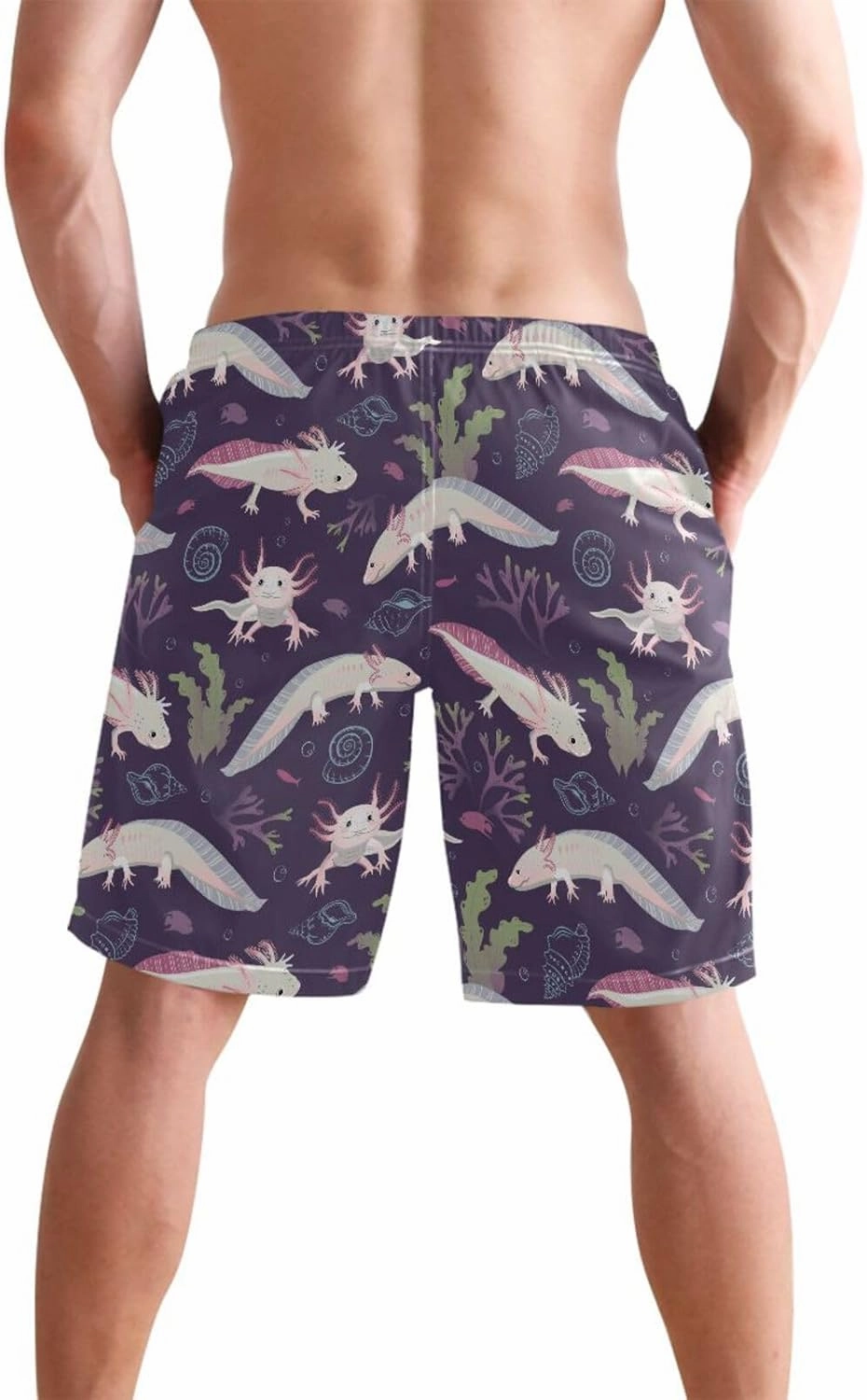 Men's Swim Trunks Board Shorts Quick Dry Swimsuit Swimwear Holiday Party Bathing Suit