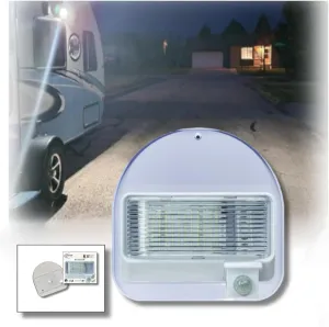 MG1000-450W-RW, RV Exterior Mounted Bright LED Motion Sensor Porch Flood Light, Rated IP65 with INTELA-Sensor, Polarity Guard, Adjustable Sensitivity and EMI Suppression