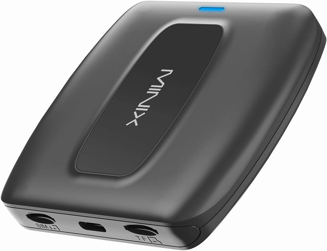 MINIX CarPlay Android AI Box 8 Core 8G 128G for Only Wired CarPlay Touchscreen Cars to Wireless Carplay&Wireless Android Auto for YouTube Netflix Google Store Support SIM&TF Card