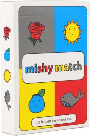 Mishy Match The Hardest Easy Game Ever - Mensa Award Winning Hilarious Party Game - Card Games for Adults and Teens - Unique Gift for Teens and Adults