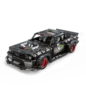 MOC Mustang Hoonicorn V2 Classic Racing Car Bricks Toy QC005