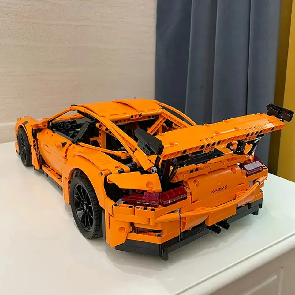 MOC Tech Porsche 911 GT3 RS Racing Car Bricks Toy