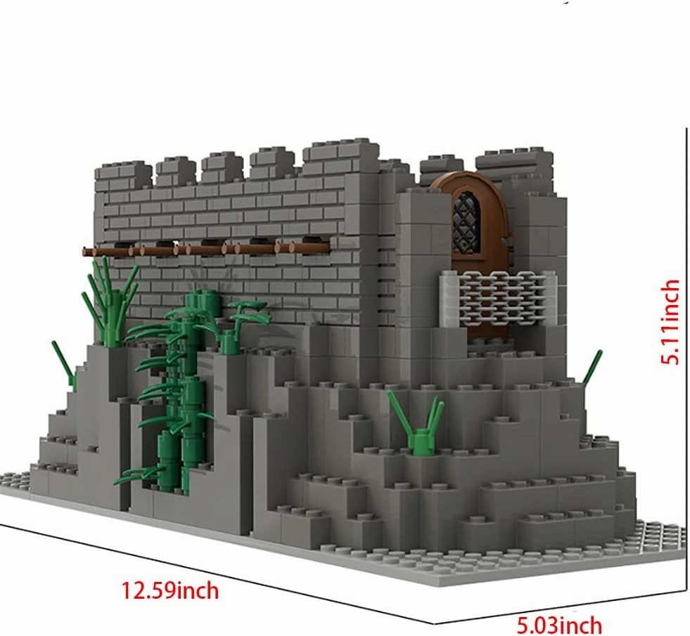 Montain Cave Building Blocks War Building Bricks Kit DIY Building Set Compatible All Major Brands (#1)