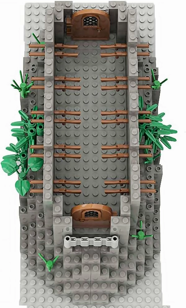 Montain Cave Building Blocks War Building Bricks Kit DIY Building Set Compatible All Major Brands (#1)