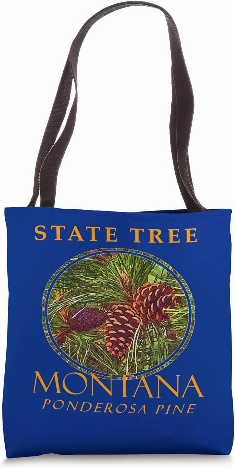 Montana Territory Tree The Ponderosa Pine Tote Bag