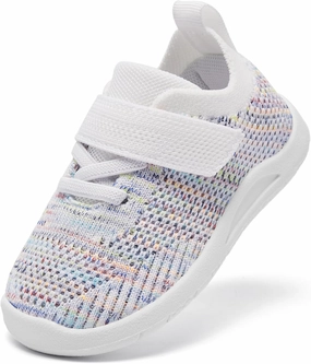 MORENDL Toddler Sneakers Baby Non-Slip Lightweight Breathable Barefoot Shoes Infant Tennis Walking Shoes