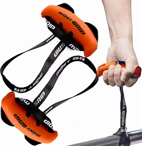 MOST Neutral Grip Pull Up Handles for Home Gym Workout, Ergonomic Pull Up Grips with Non-Slip for T-bar Row