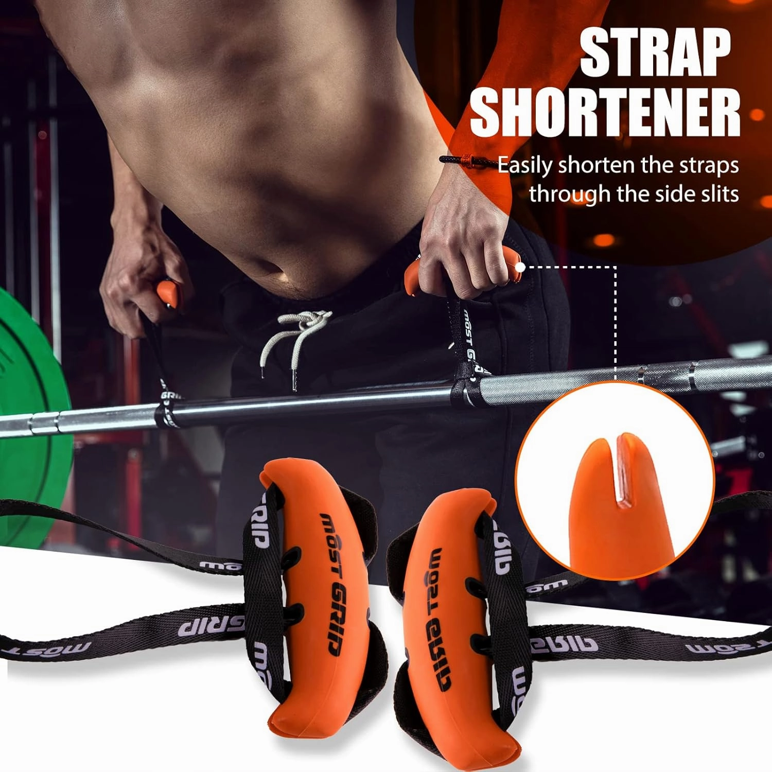 MOST Neutral Grip Pull Up Handles for Home Gym Workout, Ergonomic Pull Up Grips with Non-Slip for T-bar Row