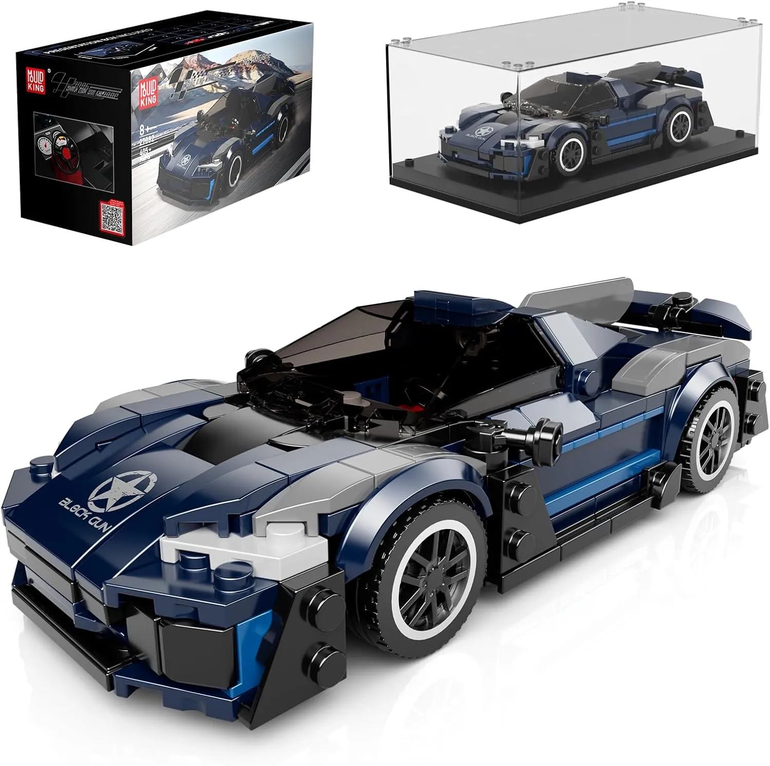 Mould King AMGOne Classic Sports Car Building Kits, MOC Racing Car Toys Model, Vehicle Blocks Set Suitable for Boys to Build, House Decoration Gifts for Kids and Adults 27082 (405 Pcs)