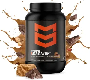 MTN OPS Magnum Peanut Butter Chocolate Protein Powder | 23g of Whey Isolate Protein & Milk Protein with BCAAs | Zero Sugar & Gluten Free | Peanut Butter Chocolate, 30 Servings