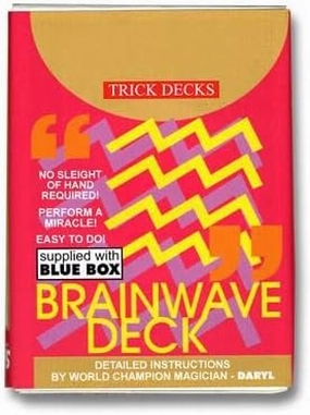 Murphy's Magic Supplies, Inc. Brainwave Deck Bicycle (Blue Case) - Trick