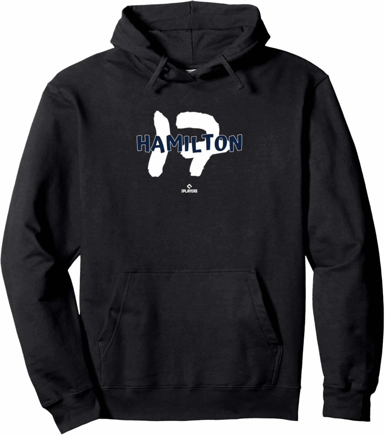 Name and Number David Hamilton Boston Baseball MLBPA Pullover Hoodie