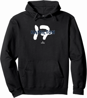 Name and Number David Hamilton Boston Baseball MLBPA Pullover Hoodie