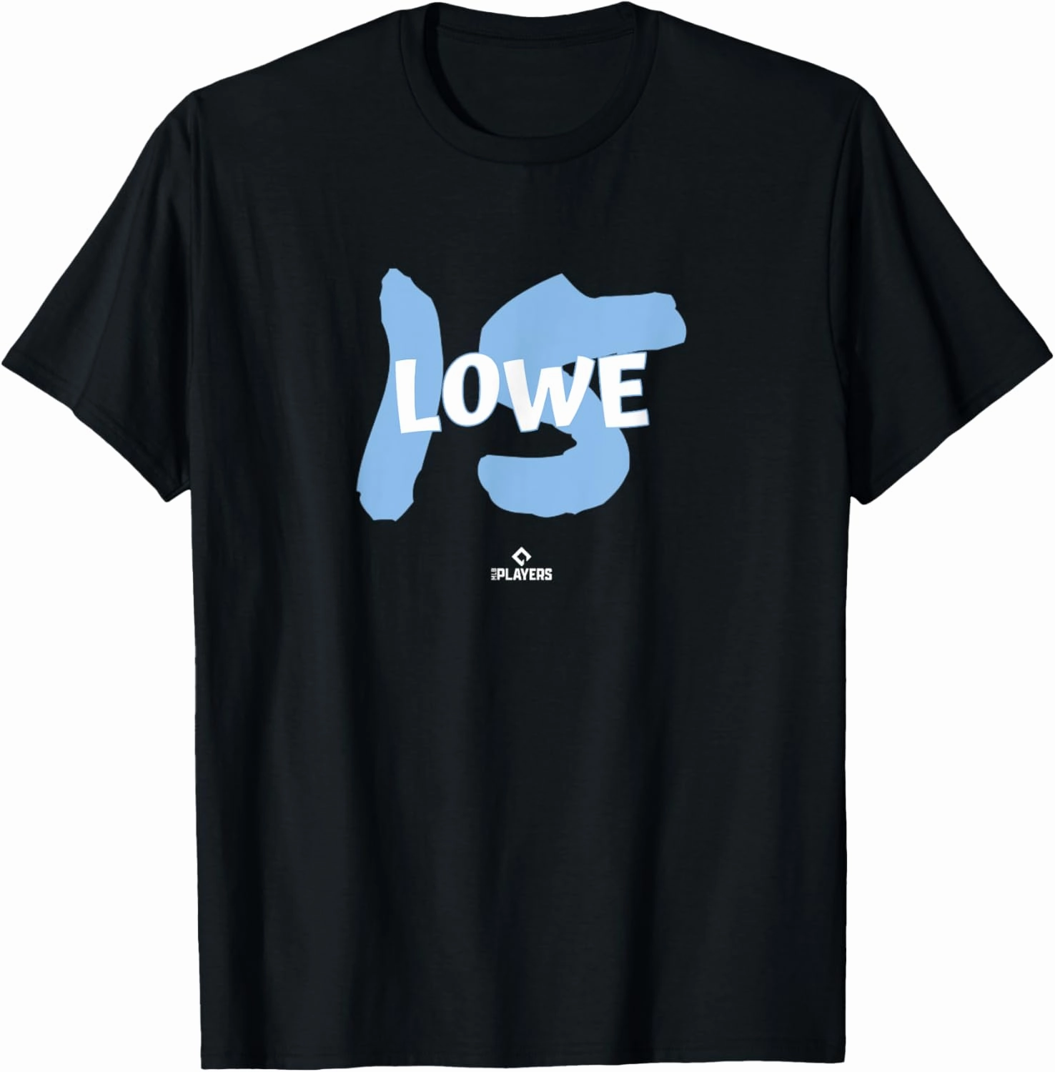 Name and Number Josh Lowe Tampa Bay Baseball MLBPA T-Shirt