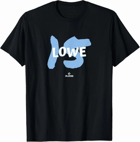 Name and Number Josh Lowe Tampa Bay Baseball MLBPA T-Shirt