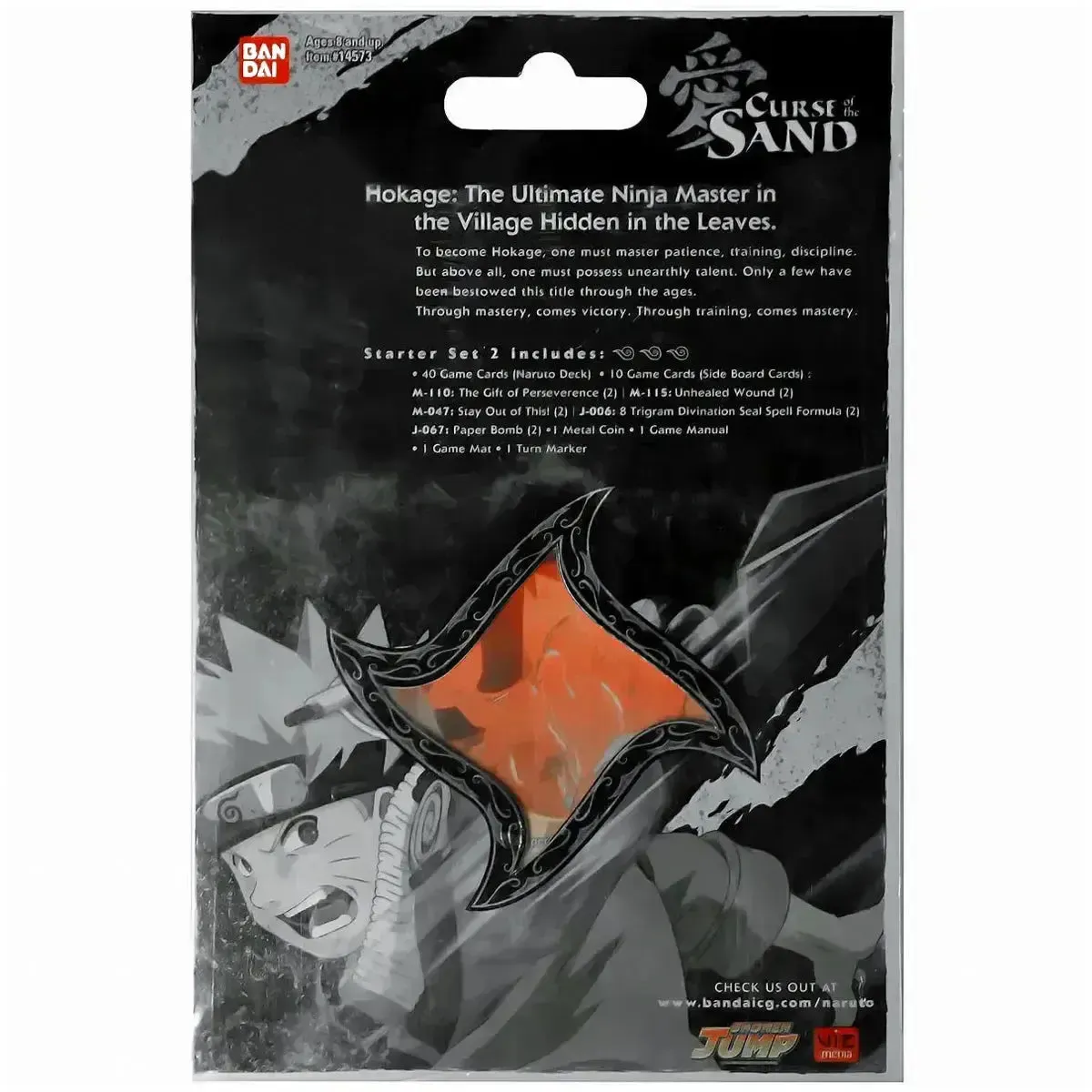 Naruto CCG [Curse of the Sand] - Dark Gray Naruto Uzumaki Theme Deck - Bandai
