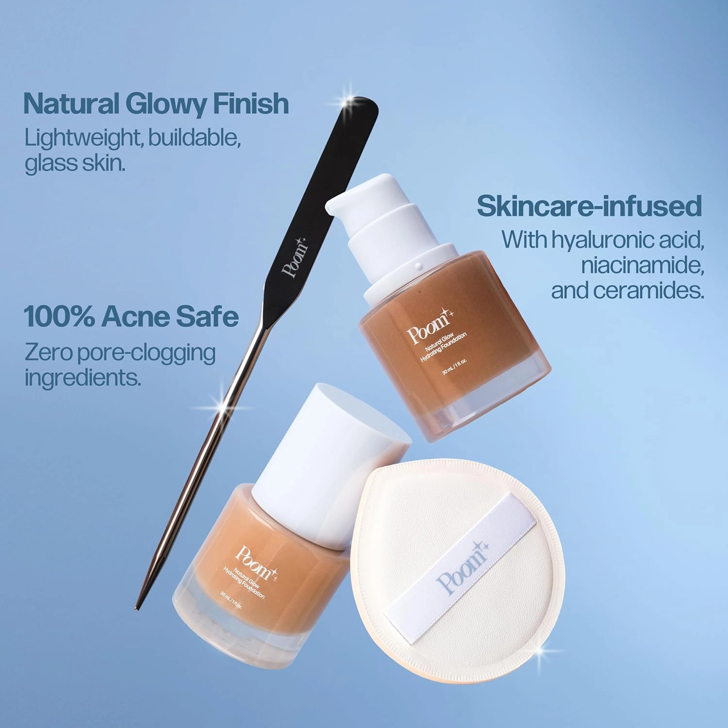 Natural Glow Hydrating Foundation – #400 Tan Neutral
