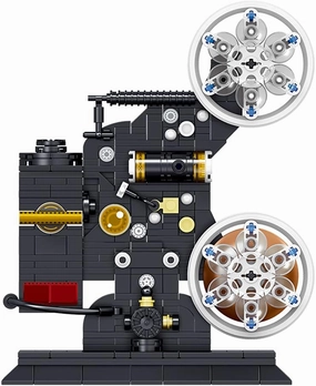 NC Uvini Building Blocks Camera, DIY STEM Toys, Building Construction Brick Set Best Gift for Adult, Teens, Collectible Model Old Style Retro Camera to Build 474pcs