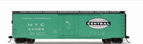 New York Central Railroad Box Car with Plug Door & Roof Walkway Running Number #48089 HO Scale Train Rolling Stock HR6635B