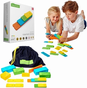 Newmero Bricks - Place Value Manipulatives & STEM Toys for Kids Aged 3-9 | Hands-On Math Learning Resources for Preschool, Kindergarten, First, Second, and Third Grade | Fun Math Games